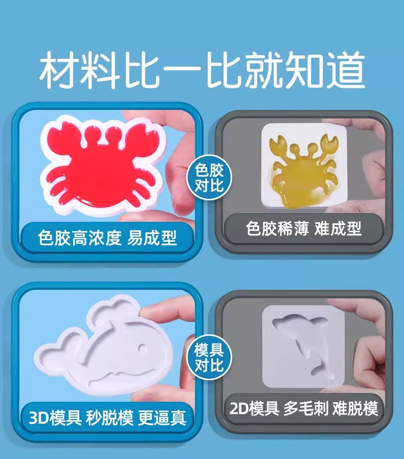 Handicraft for Boys and Girls diy Make Magic Water Elf Toy Water Baby Solution DIY Magic Children's Toy Set