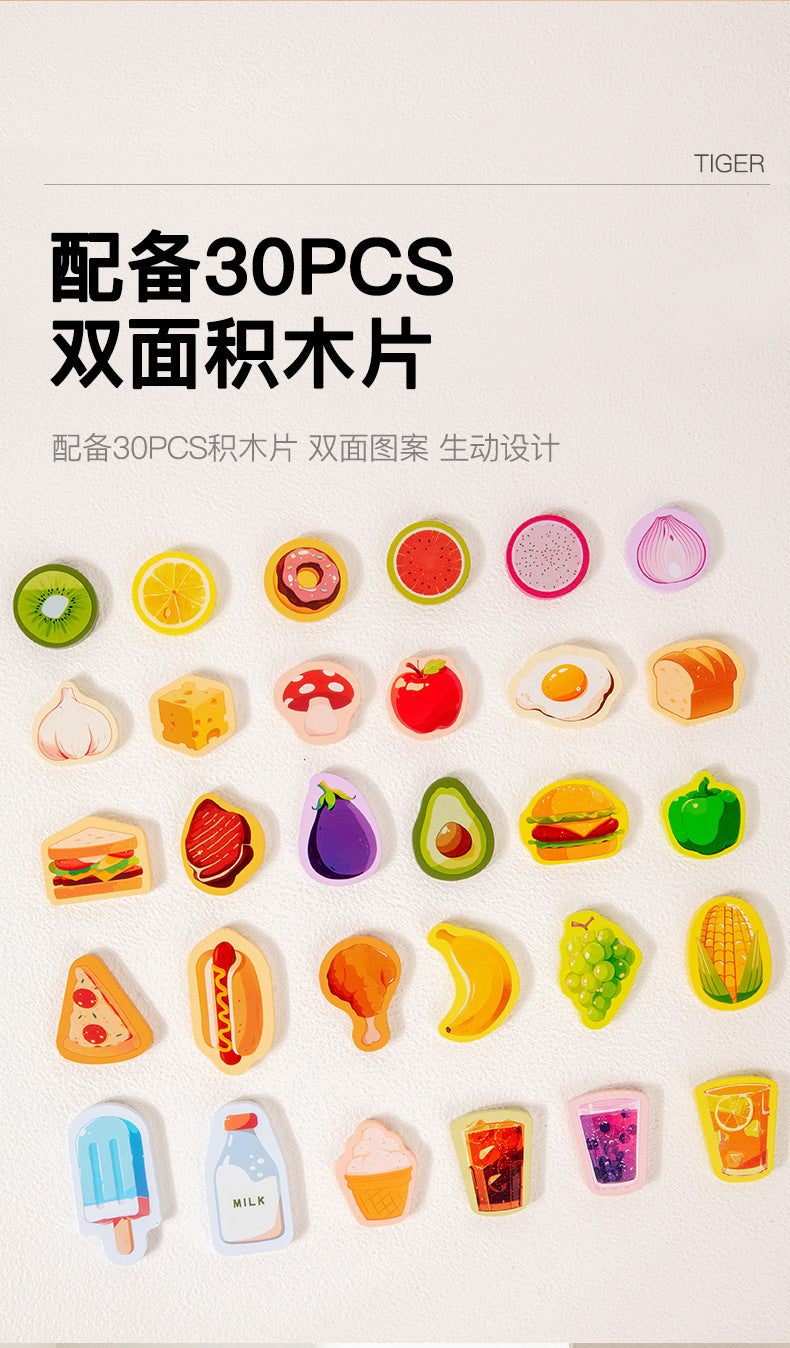 CPC CE Children's Fun Feeding Game Kindergarten Pretend Play Early Education Educational Chopsticks Training Wooden Toys