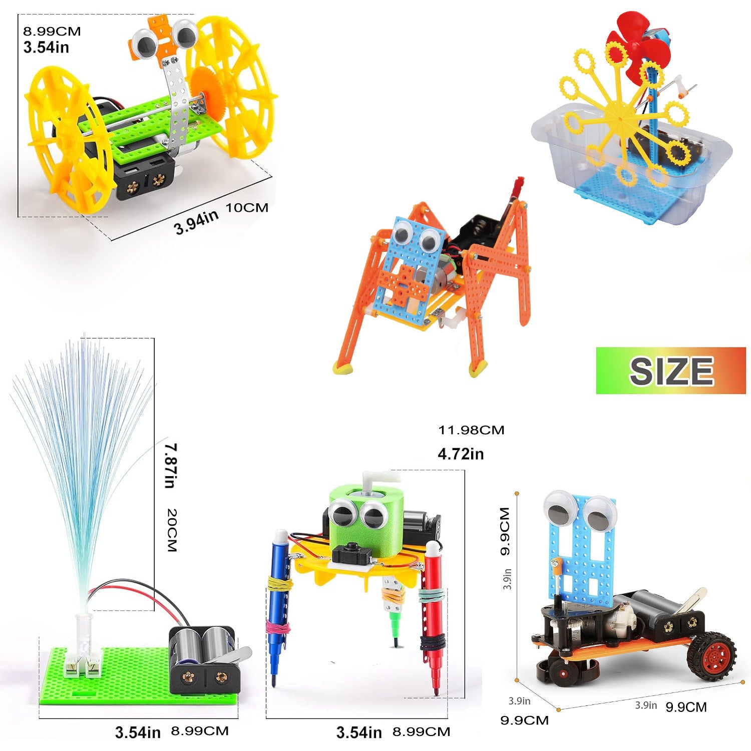 Science Experiment Set for Elementary School Students Science Crafts ABS Educational Toys diy Material Kit Technology Small Creation