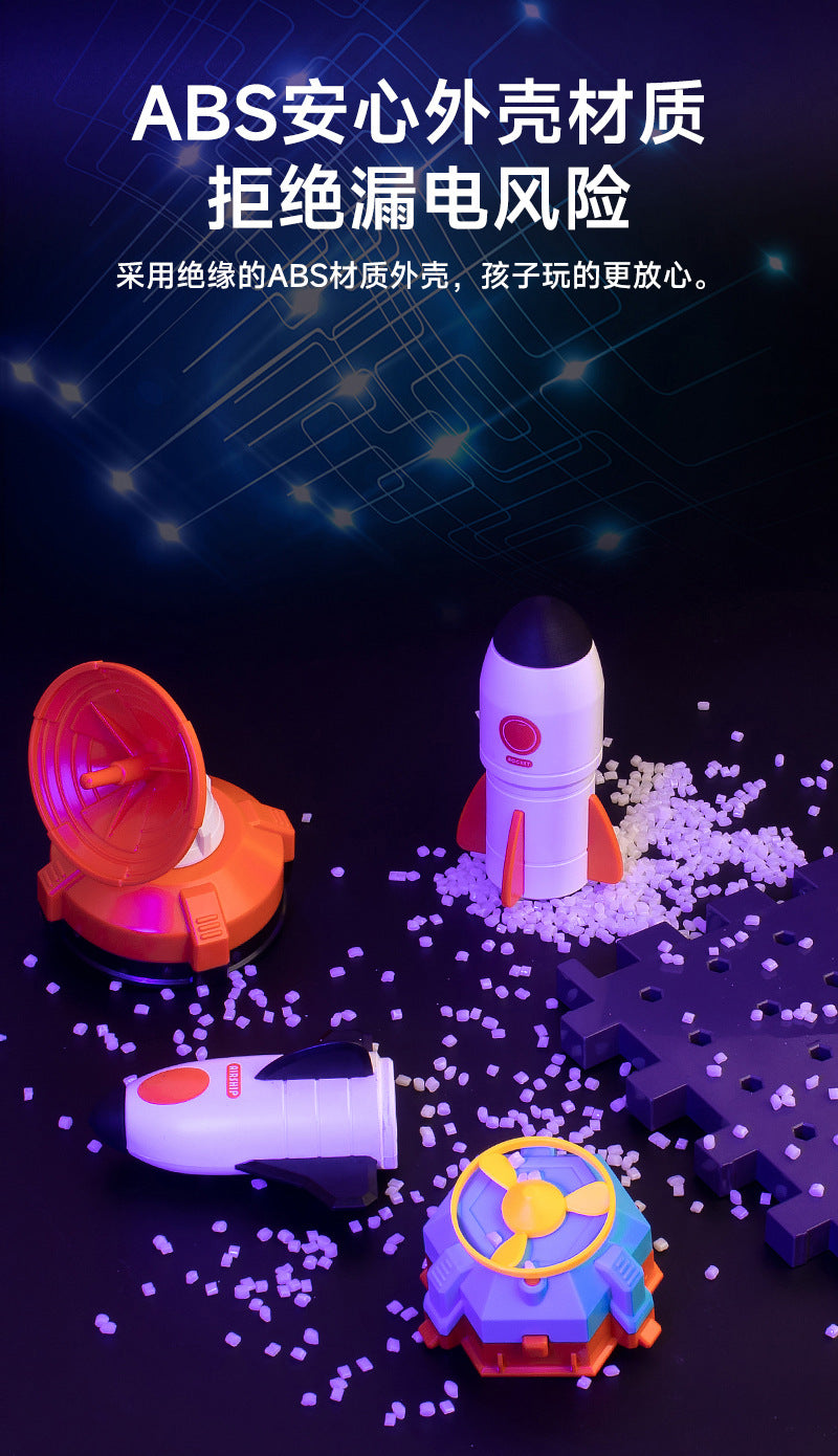 Learn from the Horse steam Electronic Building Blocks Physical Circuit Assembly Science Experiment Educational Model Cutting-edge Toy