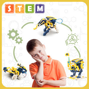 Cross-border hot sale DIY Assembled Toys 11-in-1 Self-Assembled Solar Toy Car11Combination1Intelligent Robot