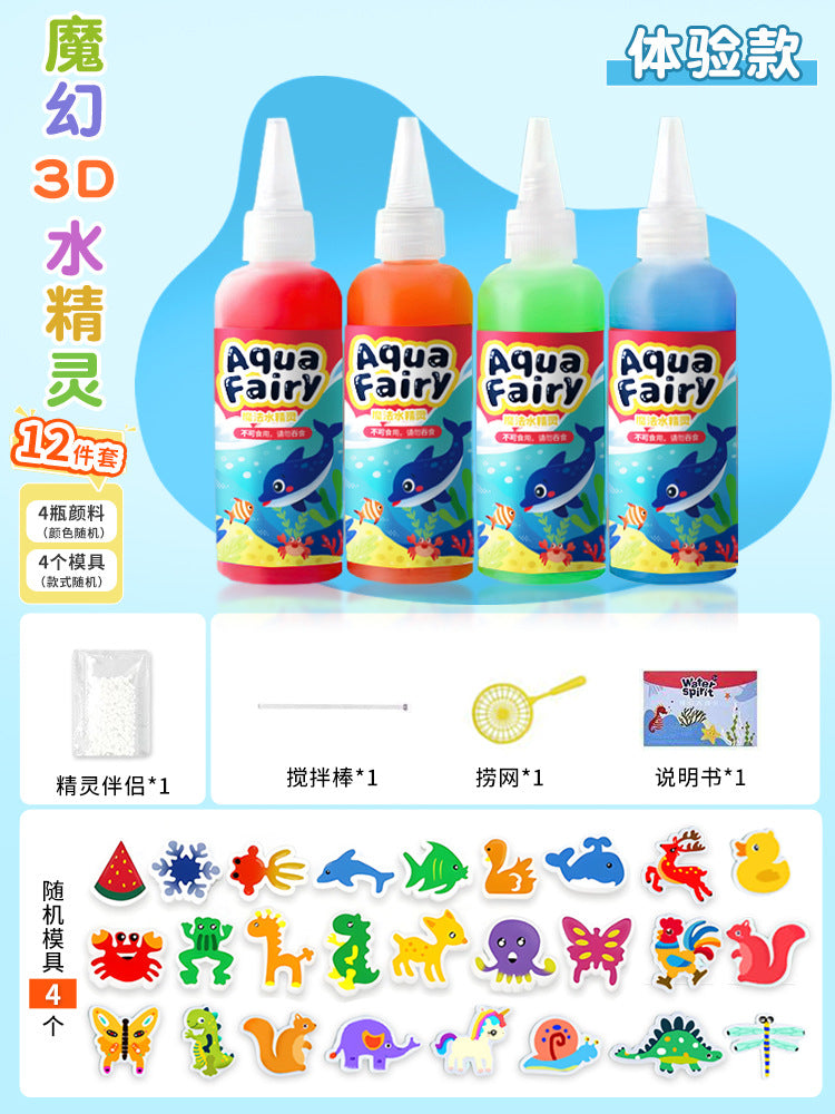 Handicraft for Boys and Girls diy Make Magic Water Elf Toy Water Baby Solution DIY Magic Children's Toy Set