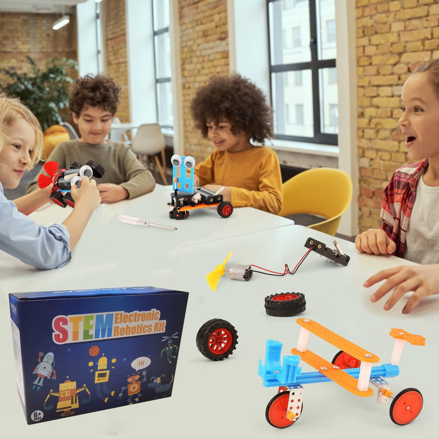 Science Experiment Set for Elementary School Students Science Crafts ABS Educational Toys diy Material Kit Technology Small Creation