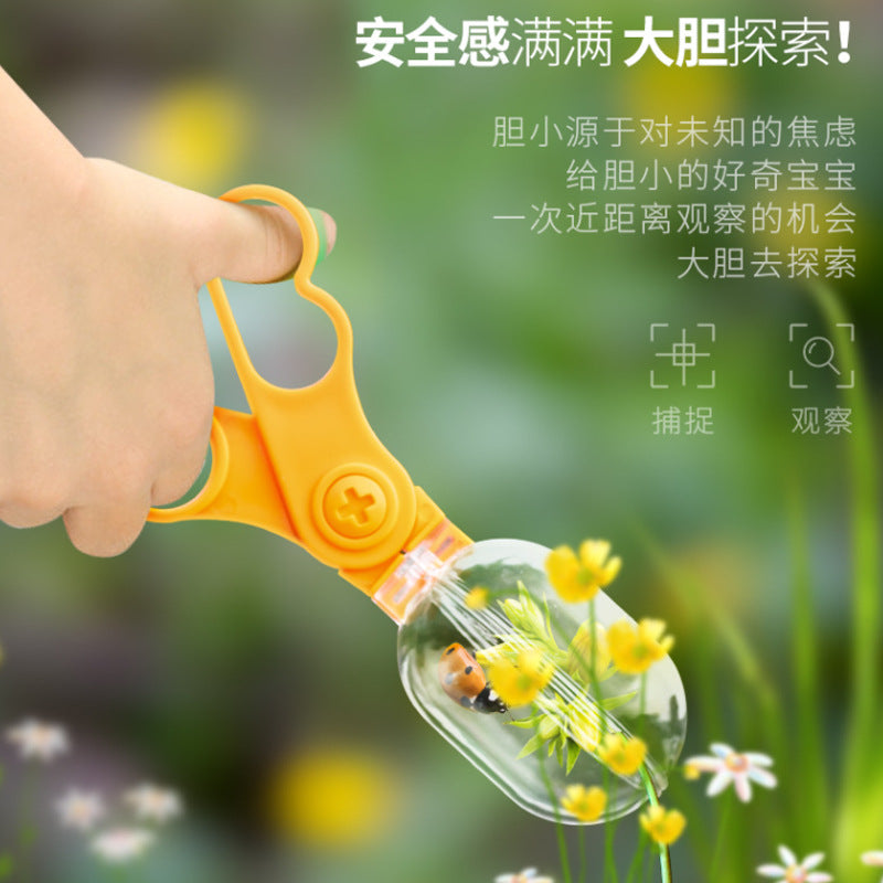 Foreign Trade Children's Outdoor Insect Box Telescope Spring Outing Catching Net Set Wild Adventure Biological Science Educational Toy