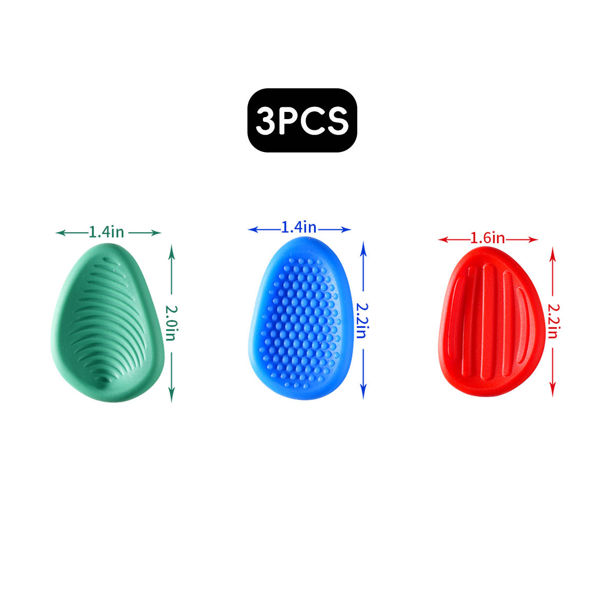 Cross-Border New Products FidgetToys Children's Stress Relief Stone Silicone Sensory Stone Soft Texture Stress Relief Toy3/6PCS