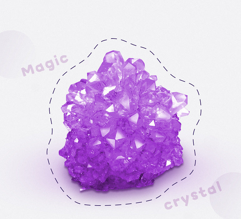 ECOEY Cross-Border Amazon Growing Crystal Crystal Crystal Seed Crystal Powder Children's Science Experiment Toy Kit