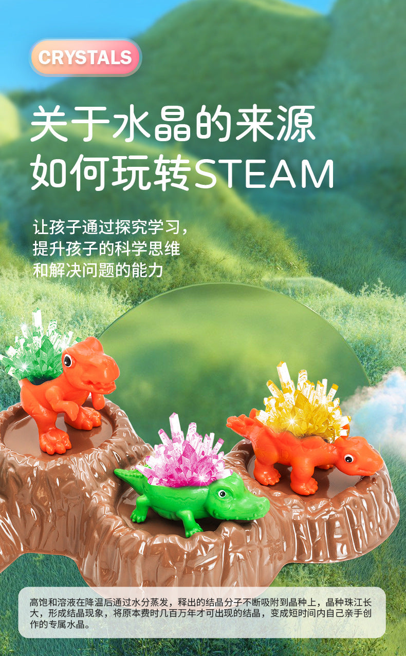 Premium Crystal Growing Experiment Kit Handicraft Class Making Crystal Growth Educational Science Toy for Elementary School Students