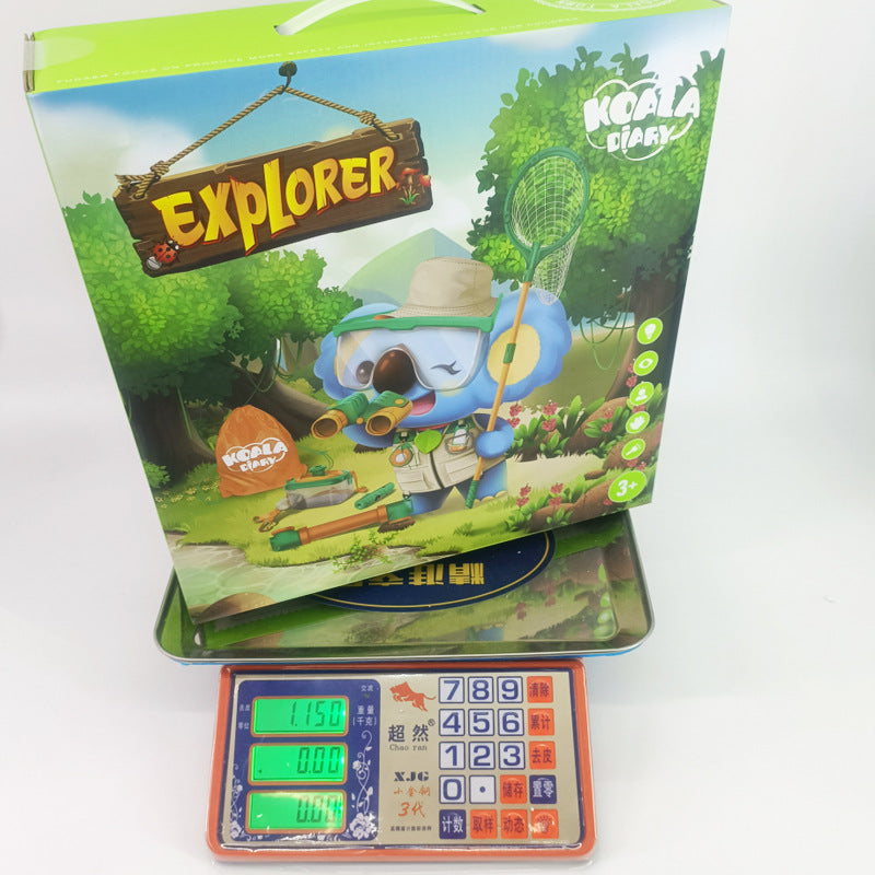 Foreign Trade Children's Outdoor Insect Box Telescope Spring Outing Catching Net Set Wild Adventure Biological Science Educational Toy