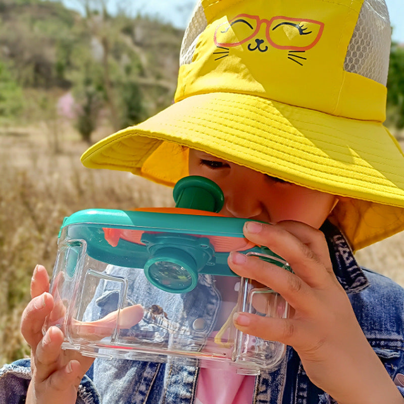 Foreign Trade Children's Outdoor Insect Box Telescope Spring Outing Catching Net Set Wild Adventure Biological Science Educational Toy