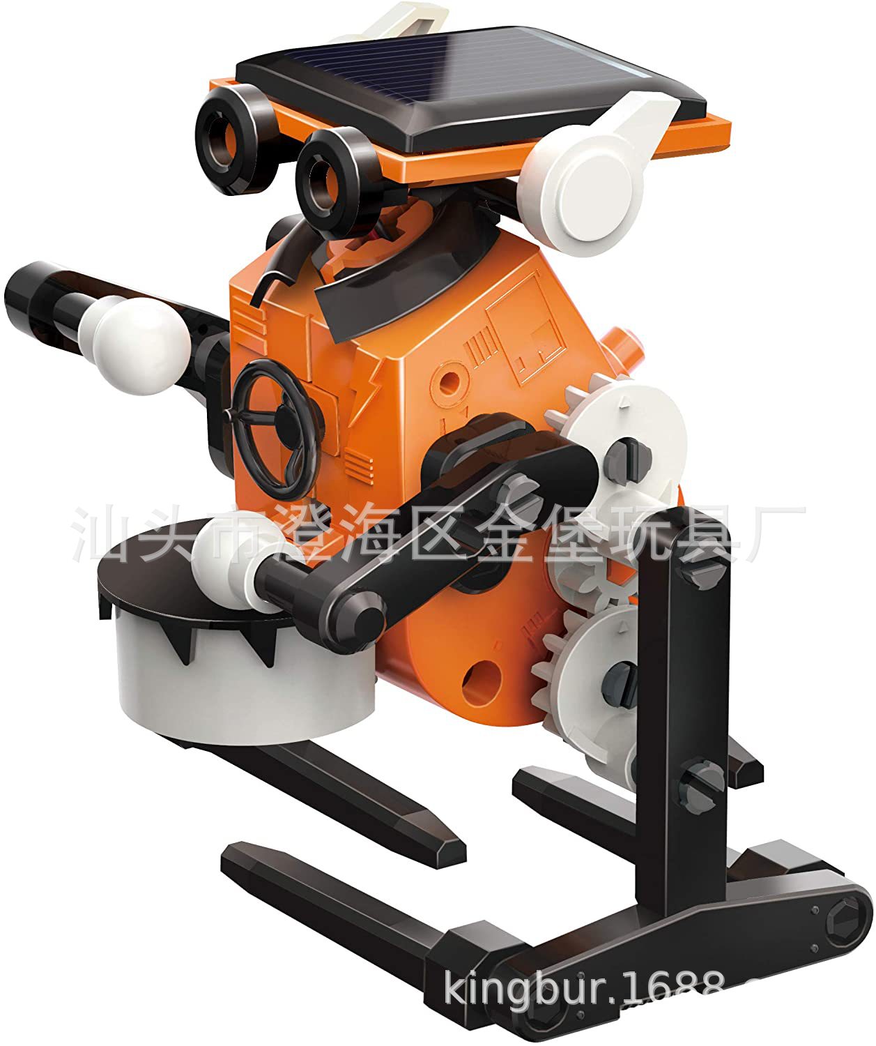 Cross-border hot sale DIY Assembling Toy 7-in-1 Self-Assembled Solar Robot7Combination1Intelligent Robot Puzzle