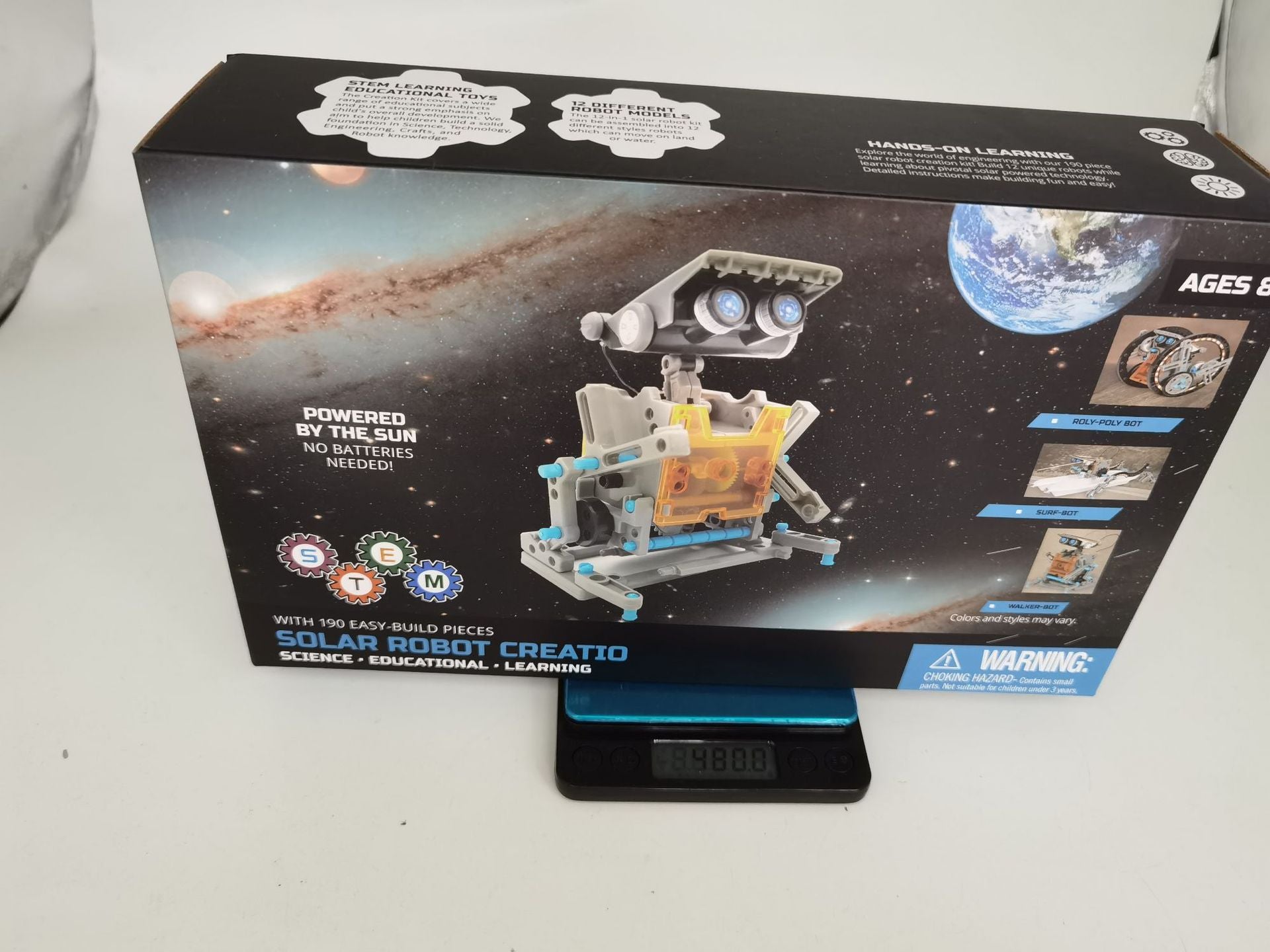 Upgraded Version DIY 13-in-1 Solar Powered Assembly Toy Car12Combination1Intelligent Robot