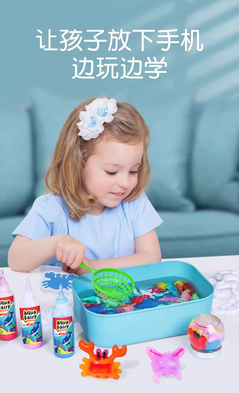 Handicraft for Boys and Girls diy Make Magic Water Elf Toy Water Baby Solution DIY Magic Children's Toy Set