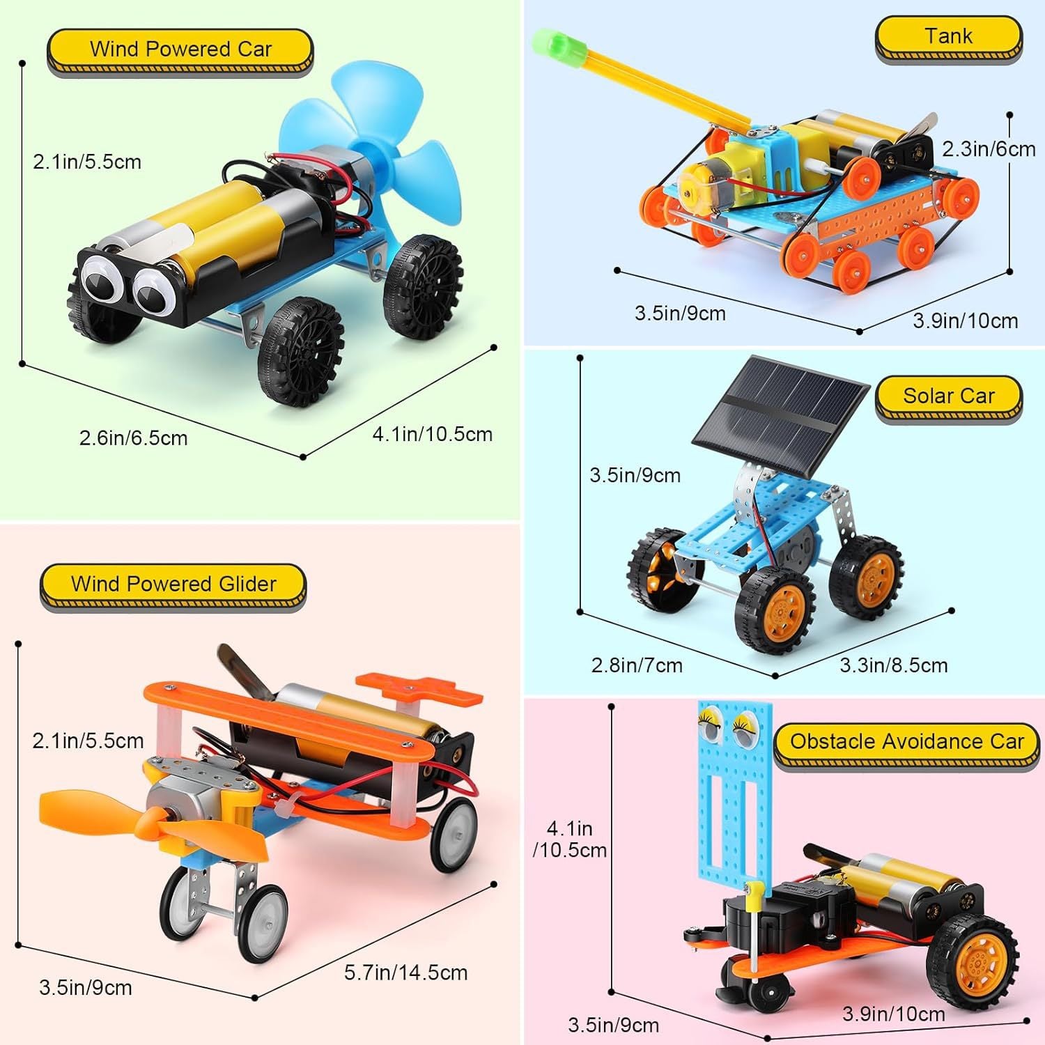 Science Experiment Set for Elementary School Students Science Crafts ABS Educational Toys diy Material Kit Technology Small Creation
