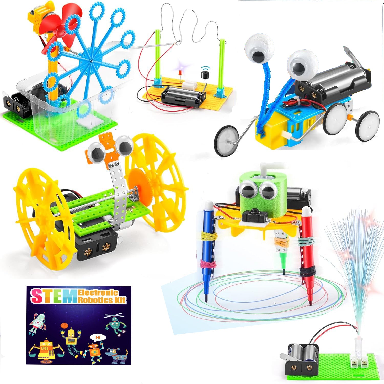 Science Experiment Set for Elementary School Students Science Crafts ABS Educational Toys diy Material Kit Technology Small Creation