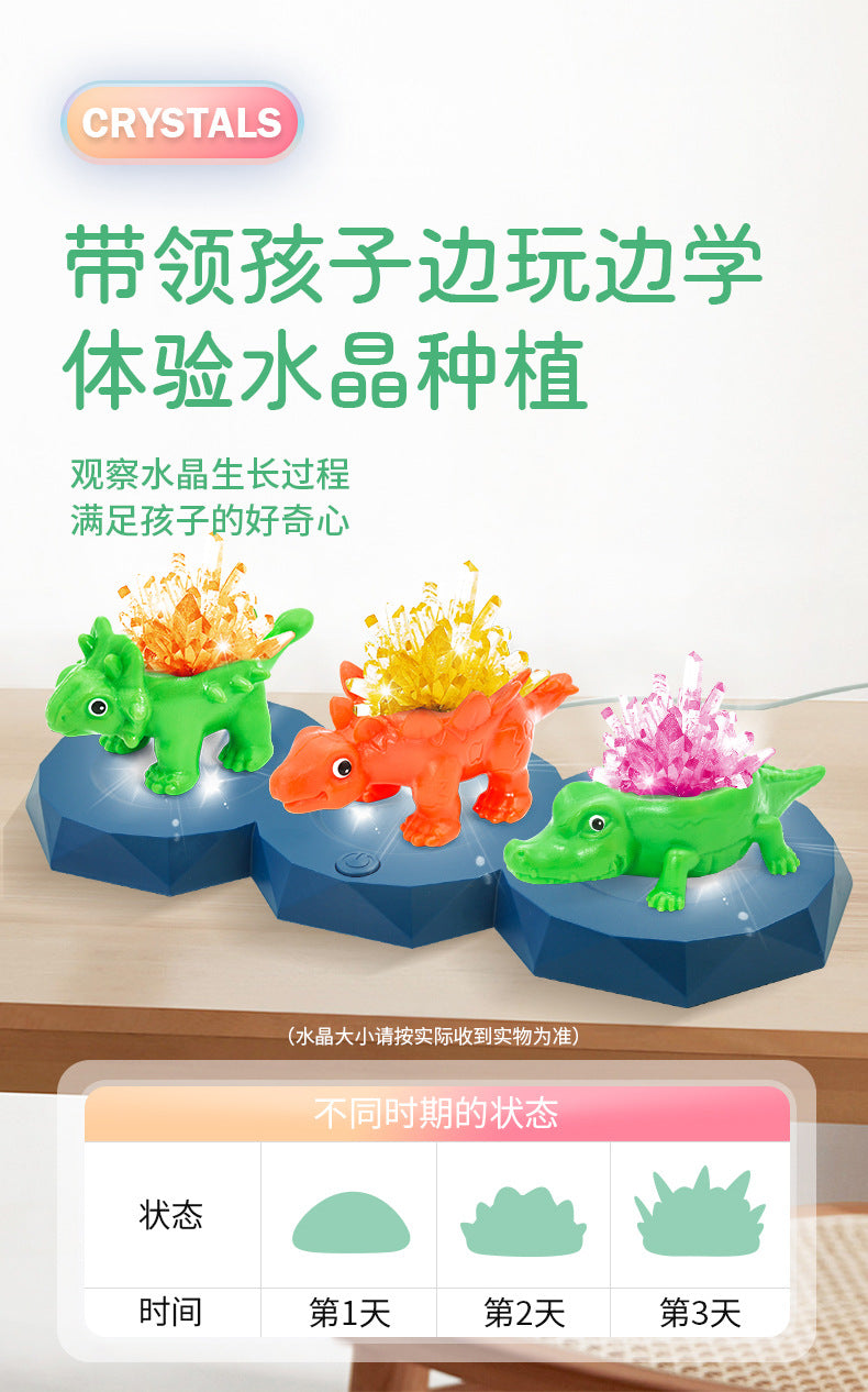 Premium Crystal Growing Experiment Kit Handicraft Class Making Crystal Growth Educational Science Toy for Elementary School Students