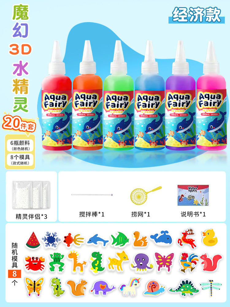 Handicraft for Boys and Girls diy Make Magic Water Elf Toy Water Baby Solution DIY Magic Children's Toy Set