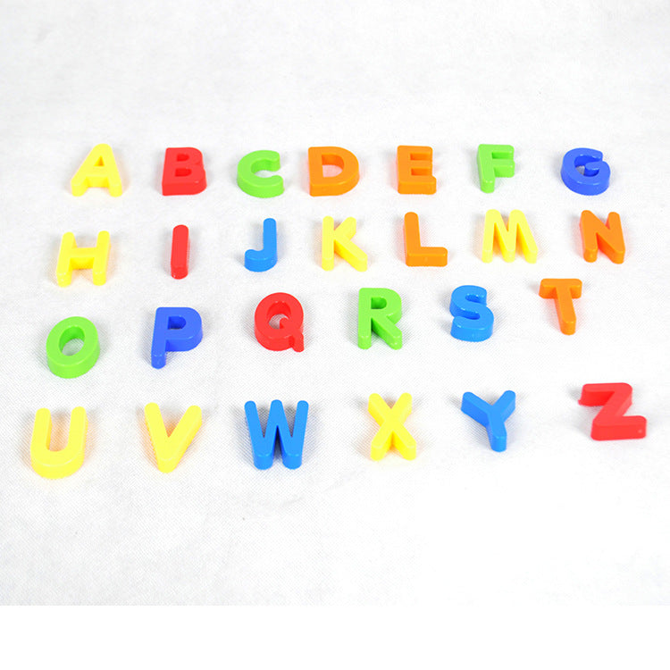 Early Education26Magnetic English Uppercase and Lowercase Letters and Numbers Magnetic Fridge Magnets Card Packaging Children's Toys