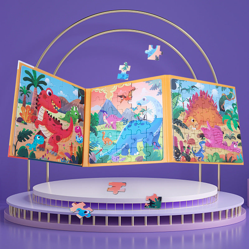 Cross-border Hot-Selling Magnetic Puzzle3-6Years Old Baby Early Education Educational Toys Advanced Magnetic Children's Puzzle