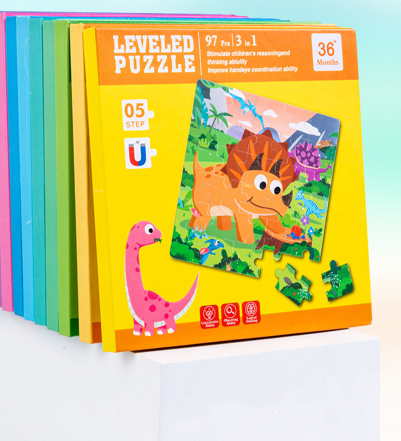 Cross-border Hot-Selling Magnetic Puzzle3-6Years Old Baby Early Education Educational Toys Advanced Magnetic Children's Puzzle