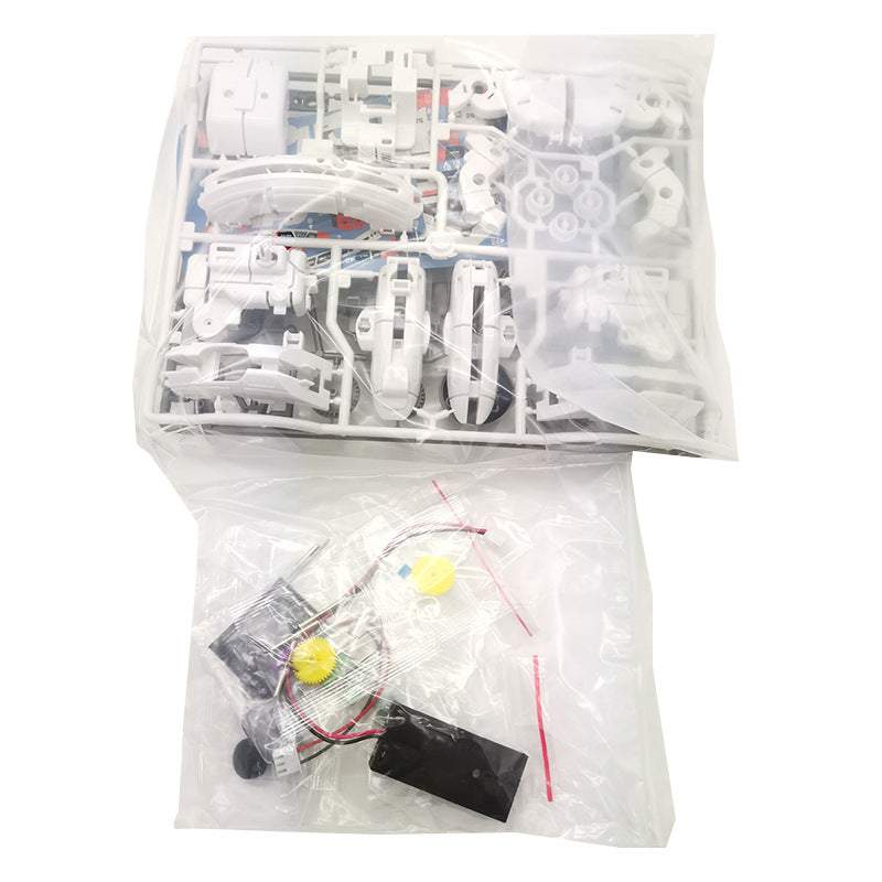 DIY Assembling Toy 6-in-1 Self-Assembled Space Solar Building Block Car6Combination1Robot Solar Toy