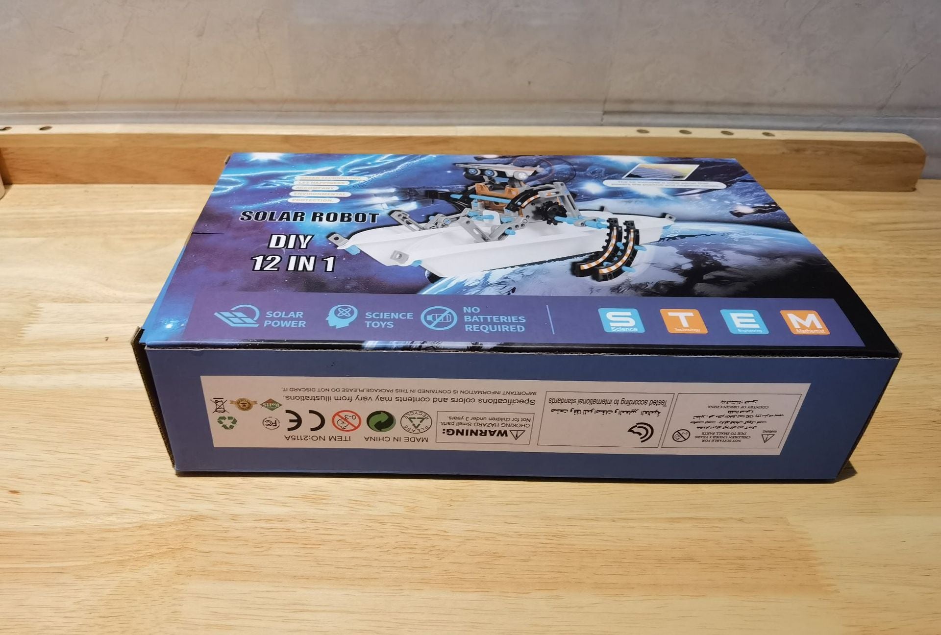 Upgraded Version DIY 13-in-1 Solar Powered Assembly Toy Car12Combination1Intelligent Robot