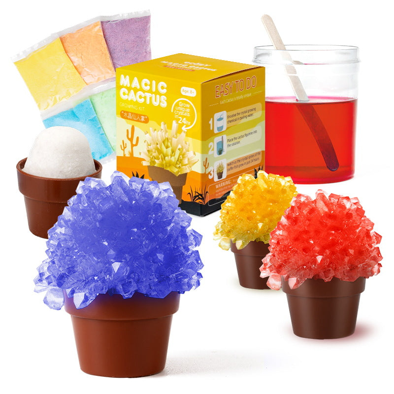 ECOEY Cross-Border Amazon Growing Crystal Crystal Crystal Seed Crystal Powder Children's Science Experiment Toy Kit