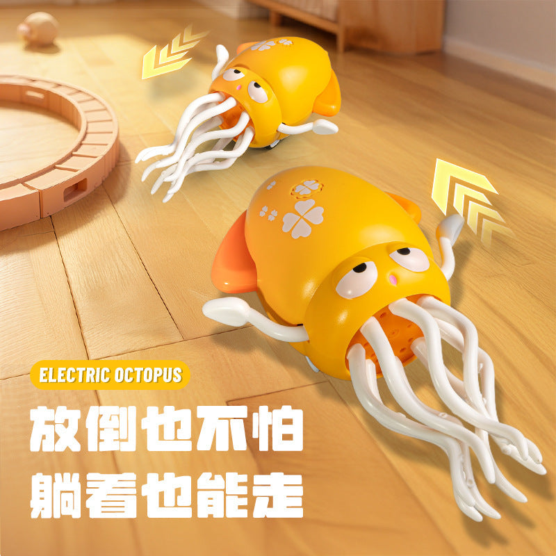 Magic Dancing Octopus Electric Cross-Border Glowing Children's Toy2025New Hot-Selling Internet Celebrity Toys