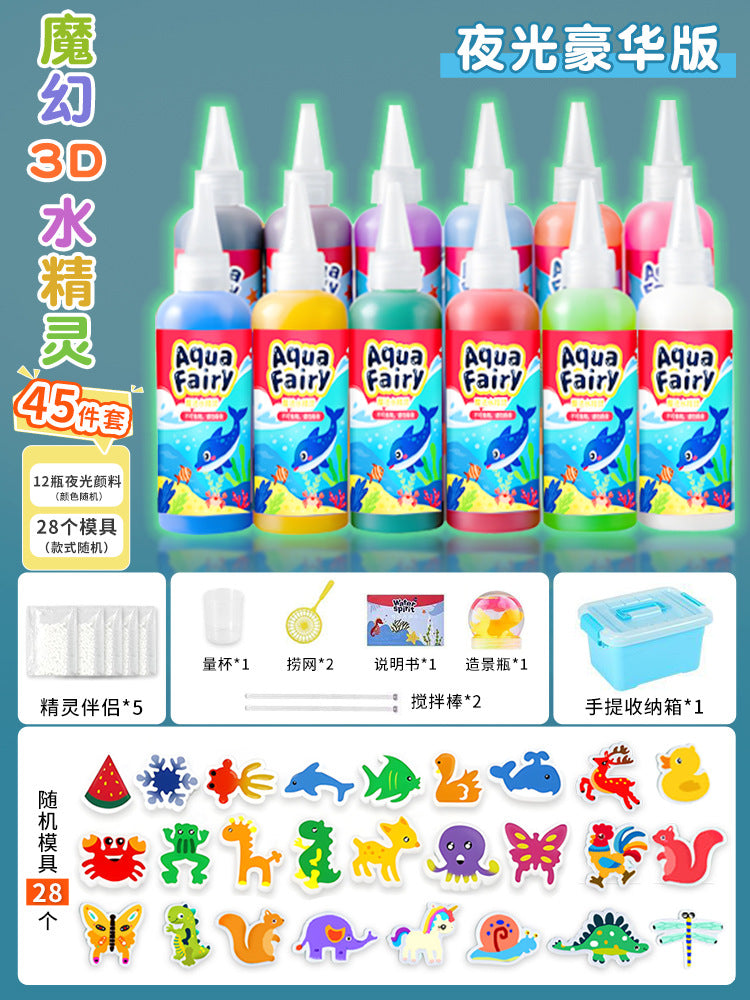 Handicraft for Boys and Girls diy Make Magic Water Elf Toy Water Baby Solution DIY Magic Children's Toy Set