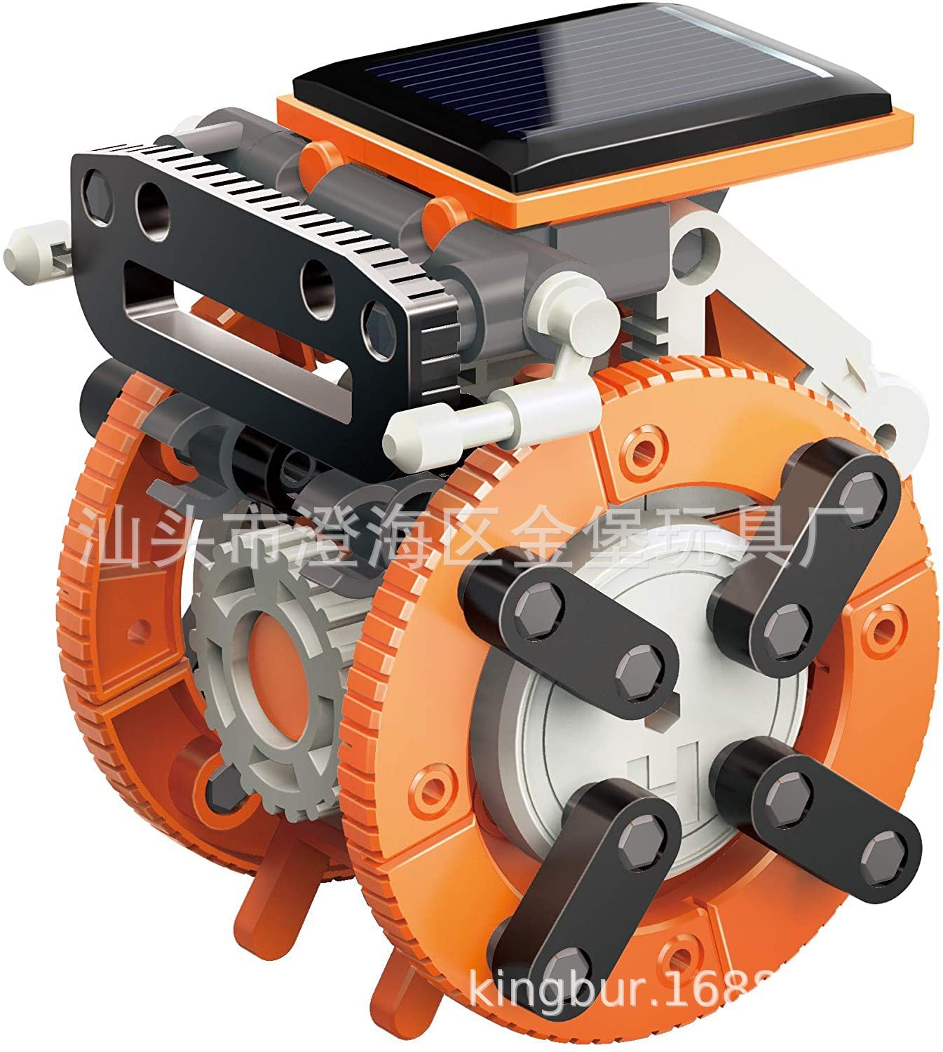 Cross-border hot sale DIY Assembling Toy 7-in-1 Self-Assembled Solar Robot7Combination1Intelligent Robot Puzzle