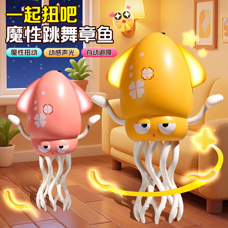 Magic Dancing Octopus Electric Cross-Border Glowing Children's Toy2025New Hot-Selling Internet Celebrity Toys