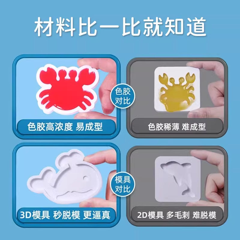 Handicraft for Boys and Girls diy Make Magic Water Elf Toy Water Baby Solution DIY Magic Children's Toy Set