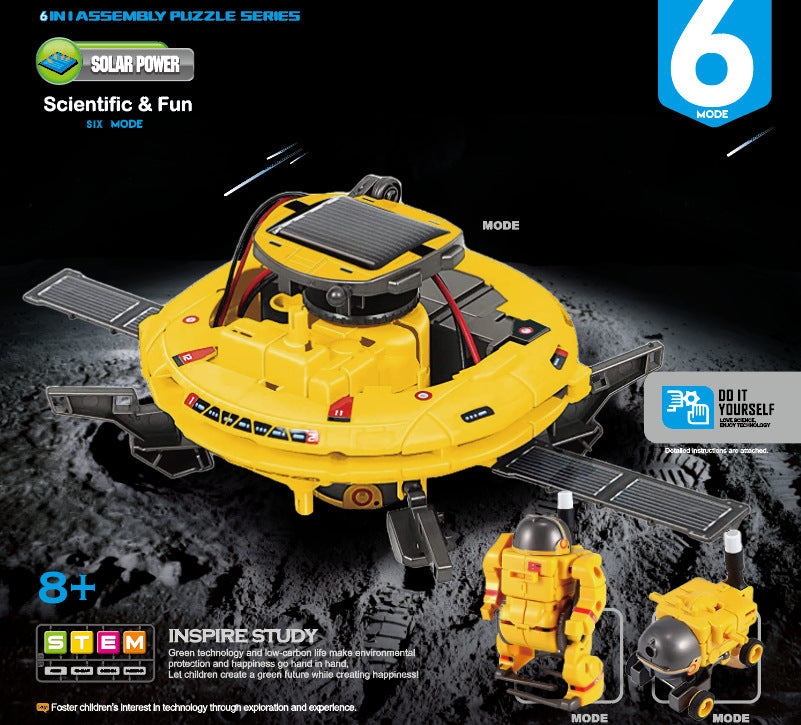 Upgraded Version DIY 13-in-1 Solar Powered Assembly Toy Car12Combination1Intelligent Robot