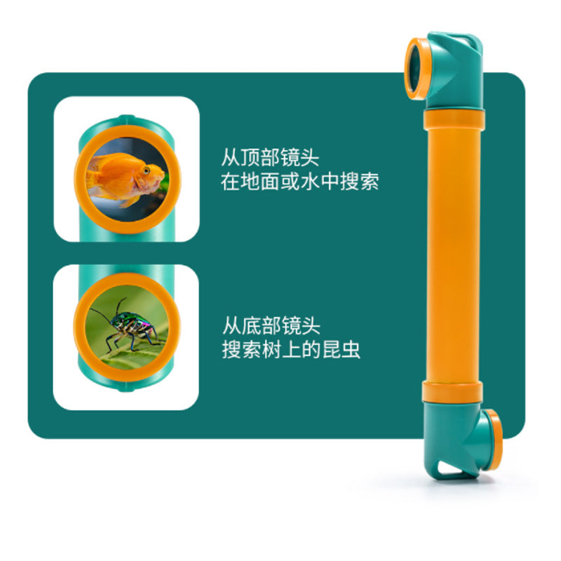 Foreign Trade Children's Outdoor Insect Box Telescope Spring Outing Catching Net Set Wild Adventure Biological Science Educational Toy