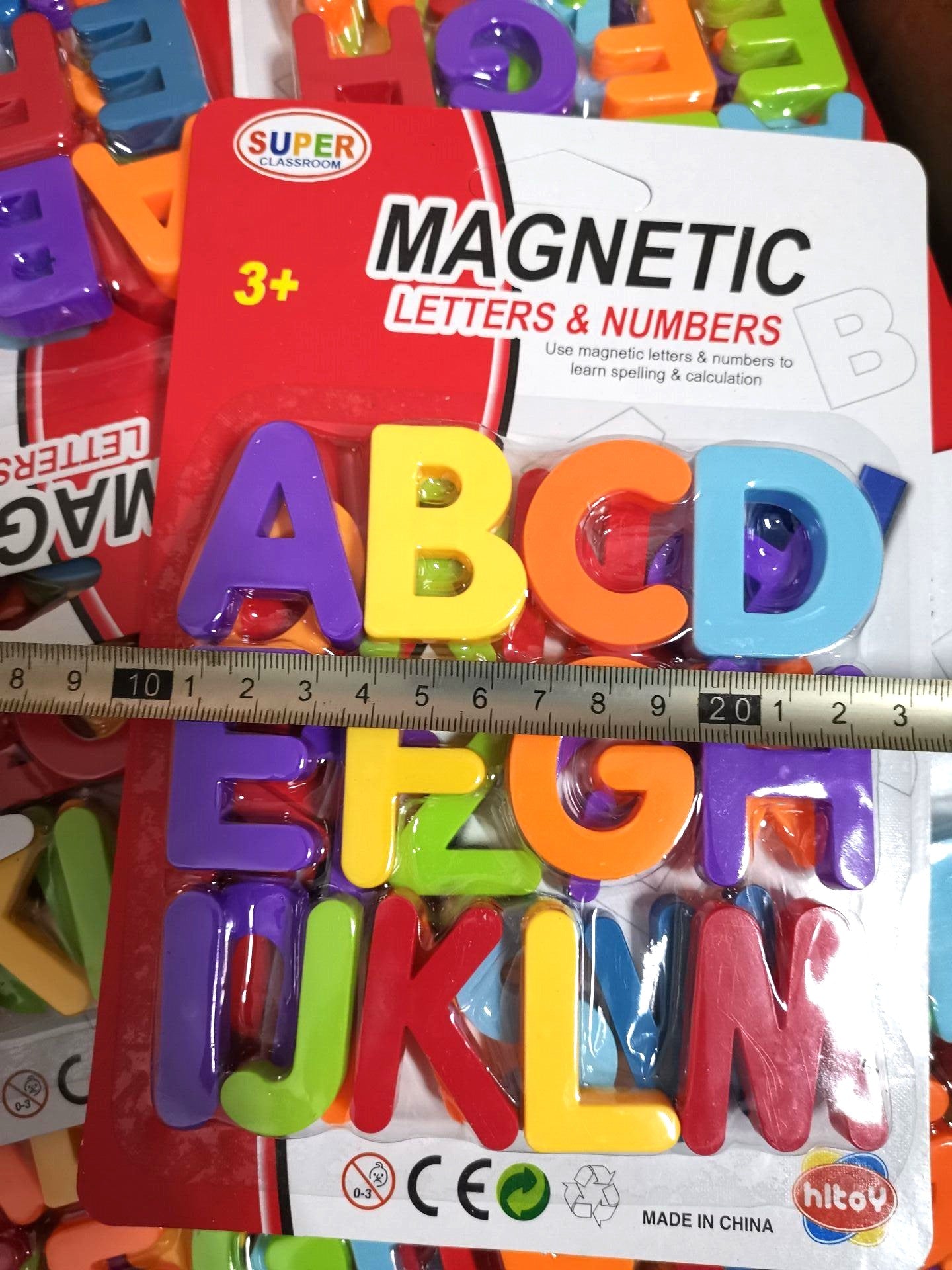Early Education26Magnetic English Uppercase and Lowercase Letters and Numbers Magnetic Fridge Magnets Card Packaging Children's Toys