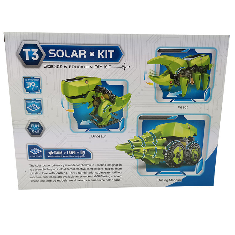 Cross-border hot sale DIY Assembled Toys 13-in-1 Self-Assembled Solar Toy Car13Combination1Intelligent Robot