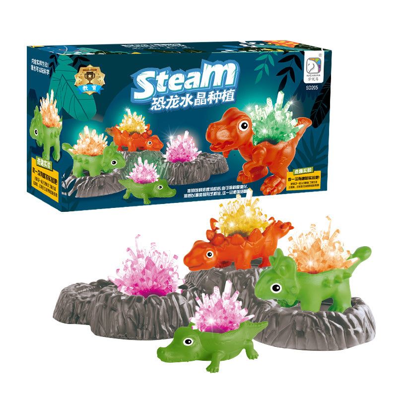 Premium Crystal Growing Experiment Kit Handicraft Class Making Crystal Growth Educational Science Toy for Elementary School Students