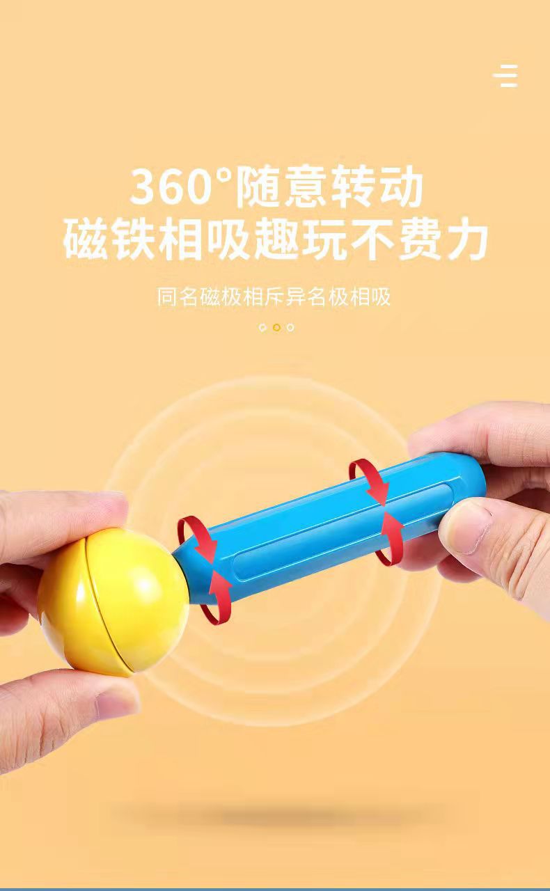 TikTok Cross-Border Magnetic Sticks Children's Early Education Educational Toys Intelligence Development Transformable Magnetic Building Blocks Dropshipping