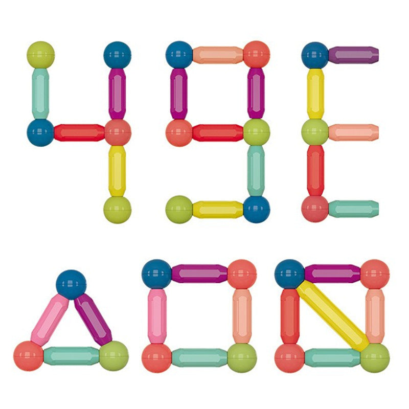 TikTok Cross-Border Magnetic Sticks Children's Early Education Educational Toys Intelligence Development Transformable Magnetic Building Blocks Dropshipping