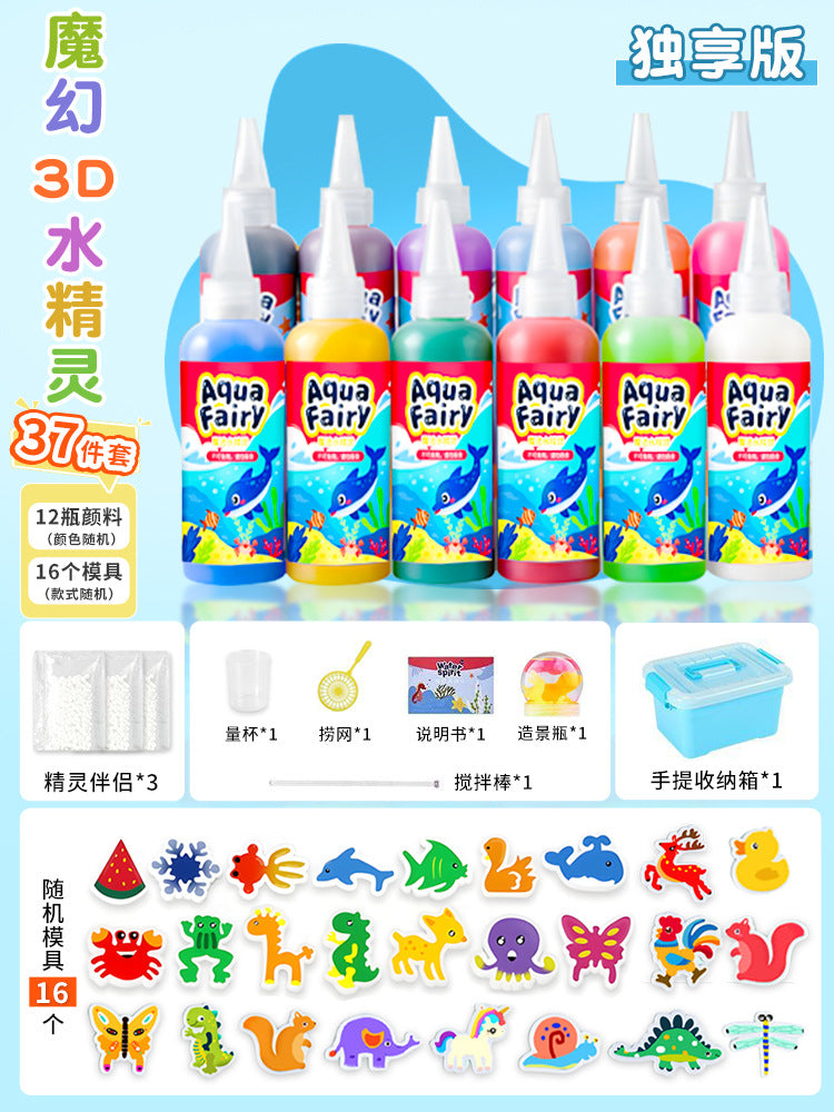 Handicraft for Boys and Girls diy Make Magic Water Elf Toy Water Baby Solution DIY Magic Children's Toy Set