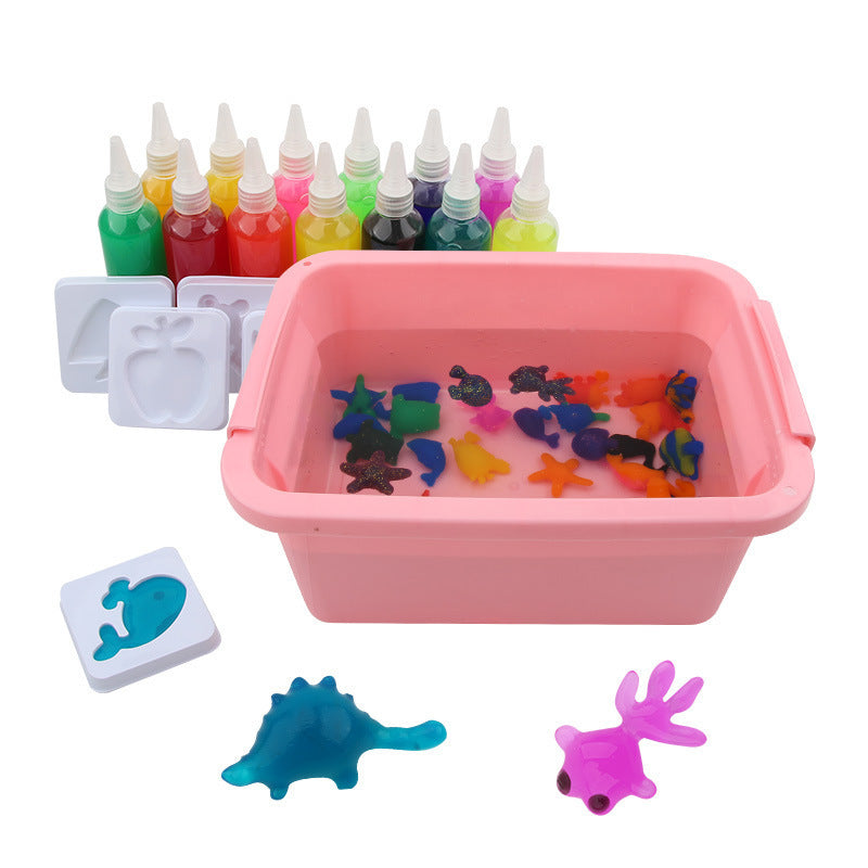Handicraft for Boys and Girls diy Make Magic Water Elf Toy Water Baby Solution DIY Magic Children's Toy Set